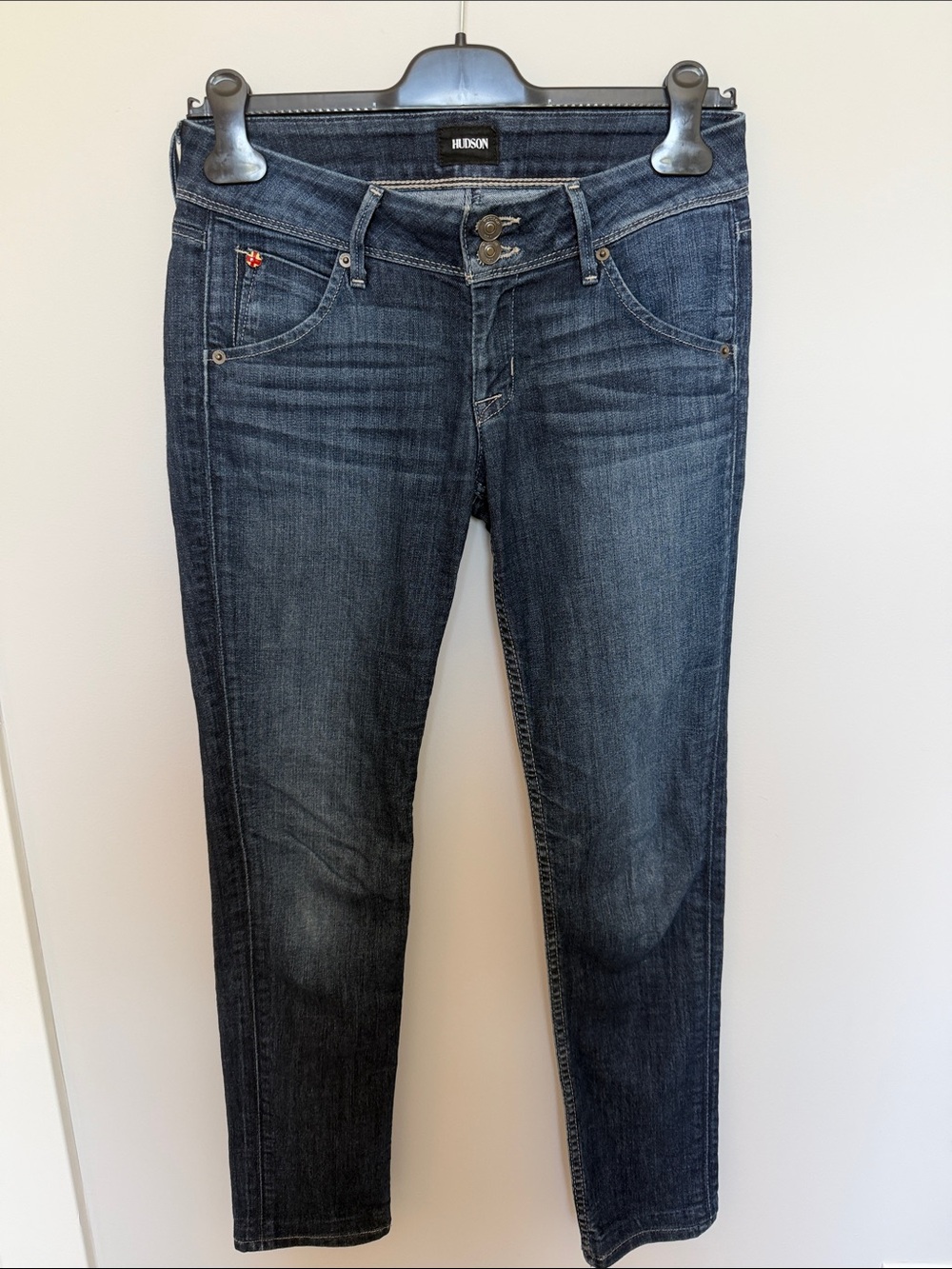 Hudson Jeans Dark Blue Ankle Skinny Jeans-size 26
